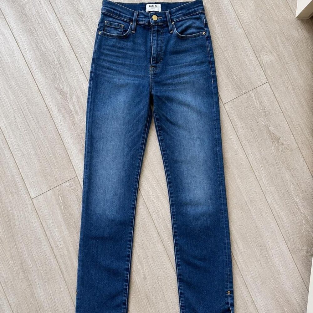 Frame Women's Blue and Navy Jeans